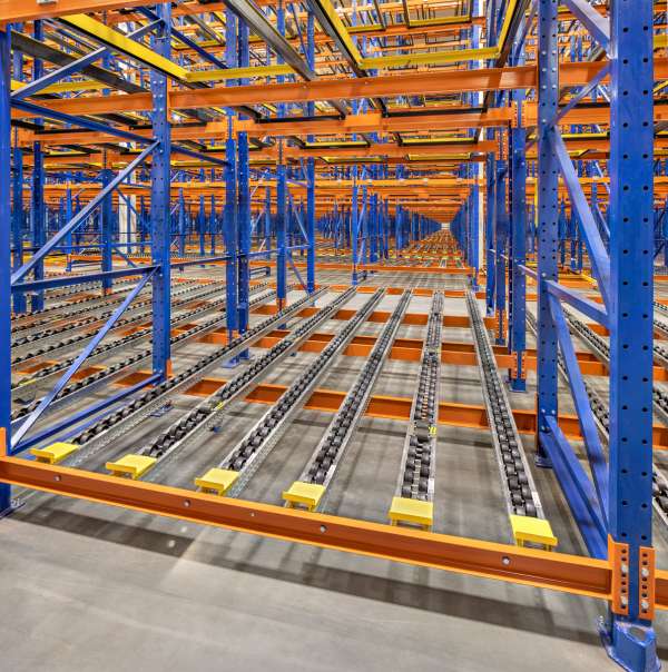 Pallet Flow Rack - Industrial Warehouse Racking in La Grange